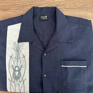 Steady Last Call‎ Men's Navy Blue Shirt Size XXL Great Condition